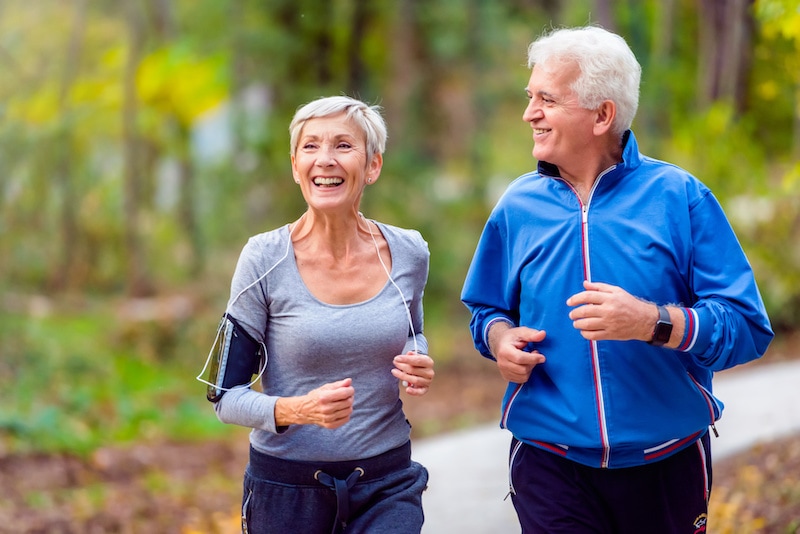 get regular exercise to age well; senior health